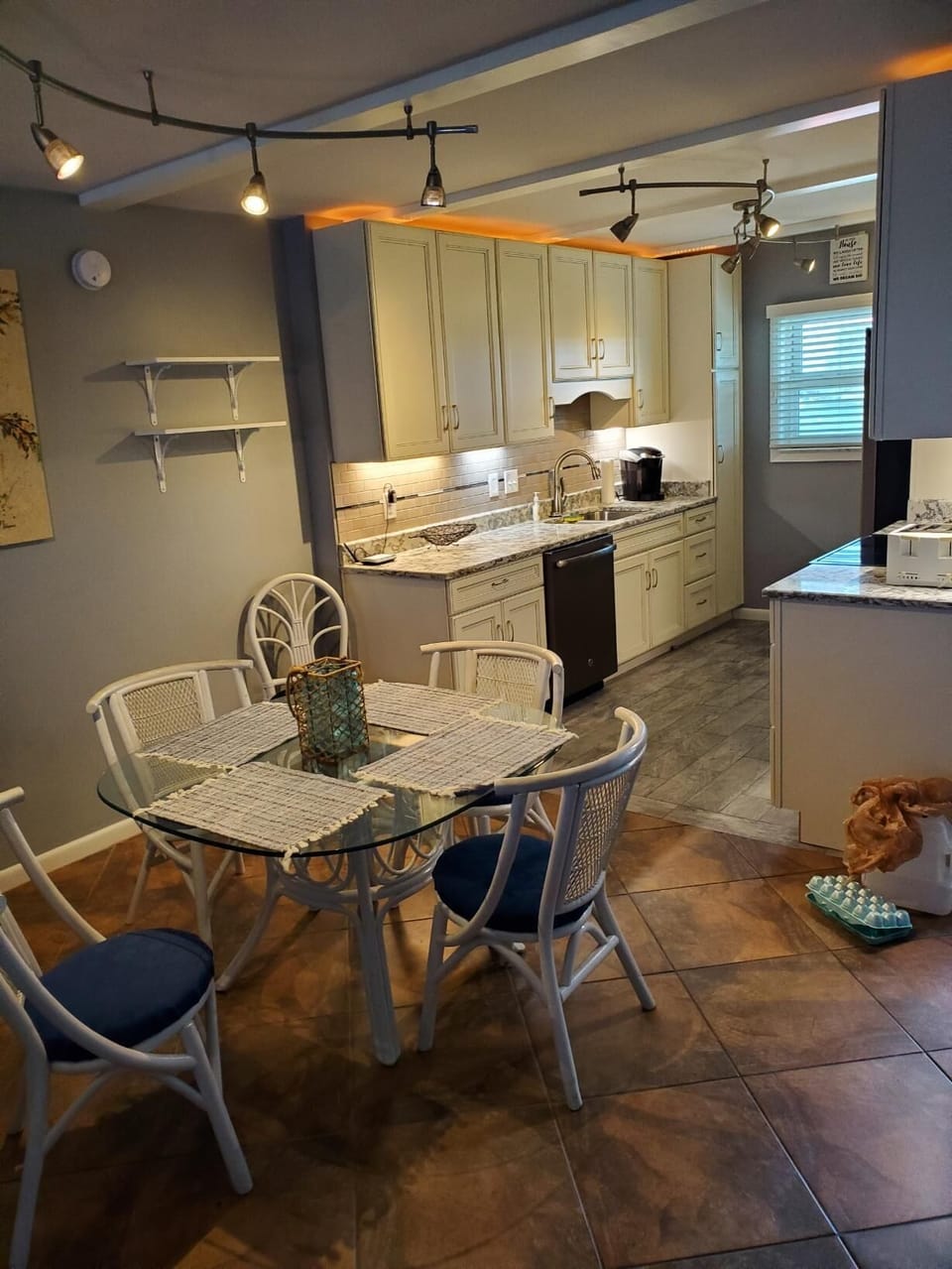 Unique open kitchen concept with recent renovations.