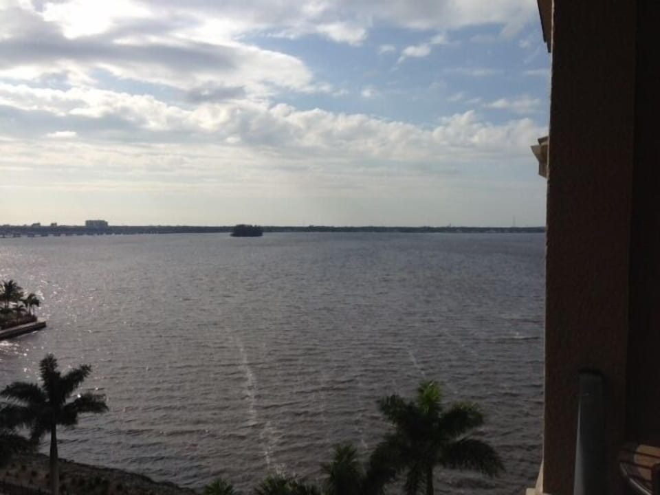 View from patio out to the river late afternoon. Watch manitee, boats and more