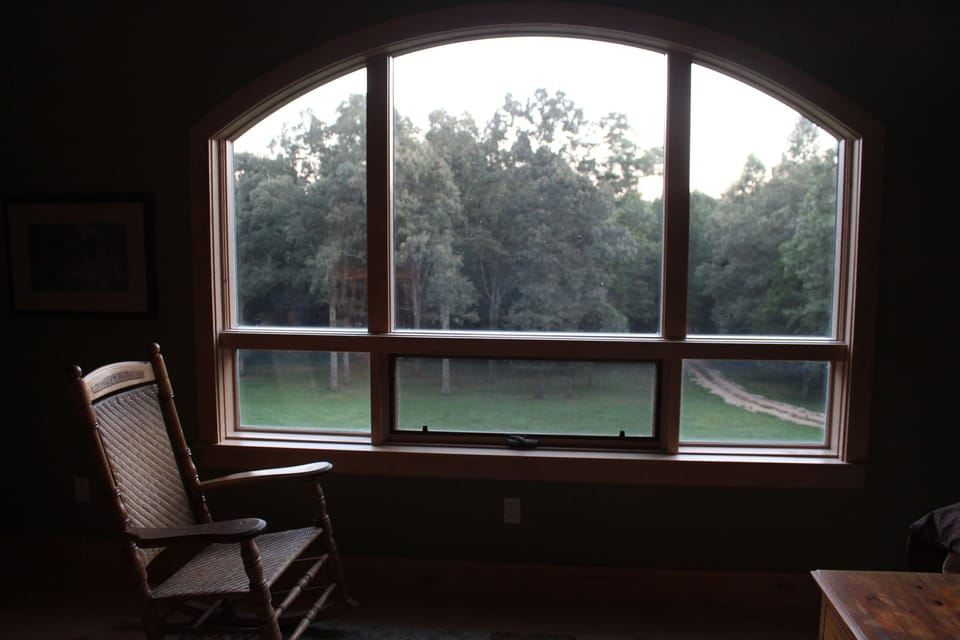 View from the master bedroom