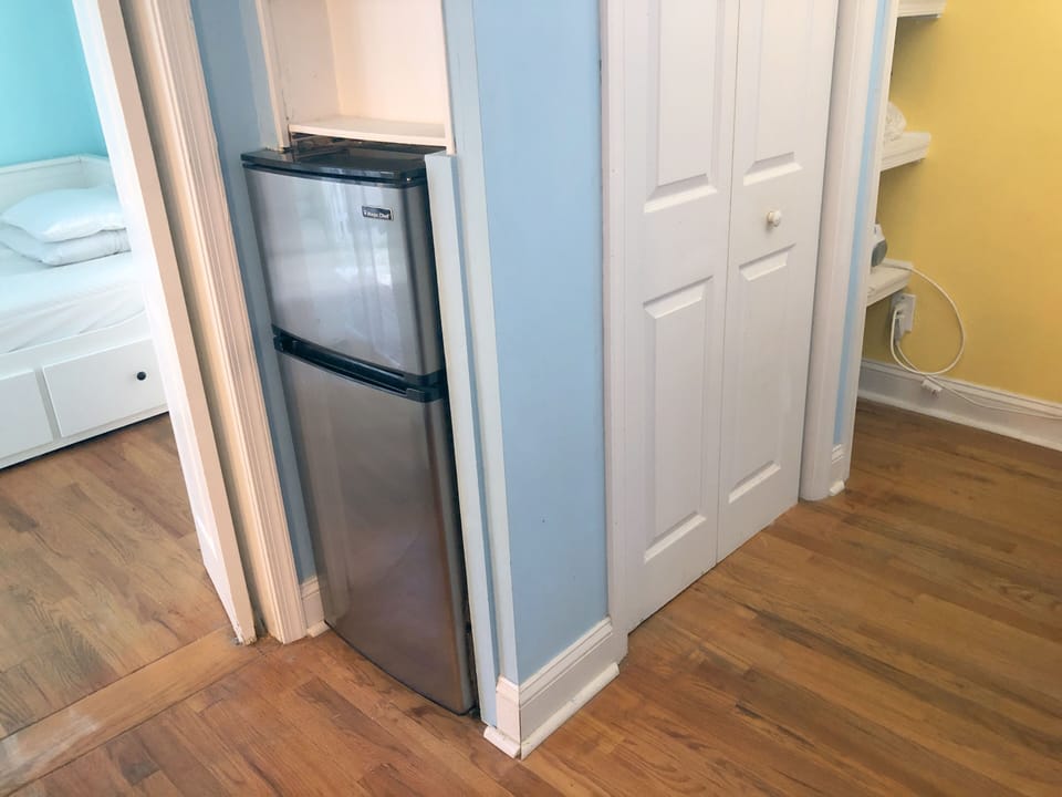 New: Super quiet new refrigerator.