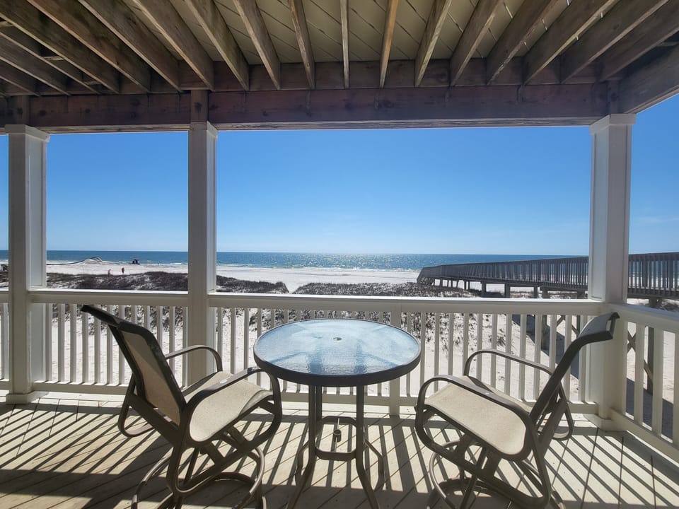 First Floor Balcony.  The perfect place for your morning coffee.