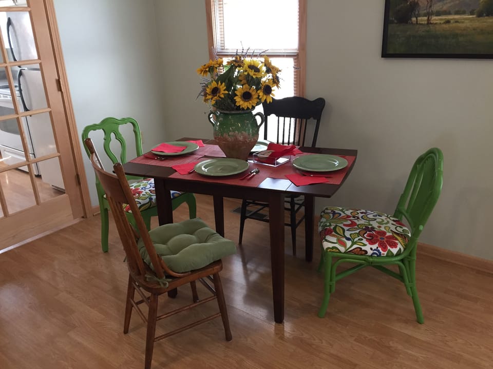 Restaurants are 5 minutes away, but everything is here if you'd rather stay in!