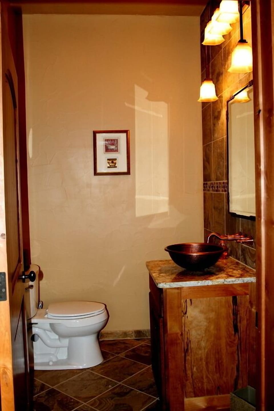Half bath off the Great Room.
