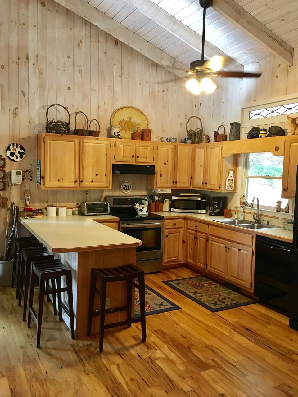 View of kitchen. Opens to dining room and family area.