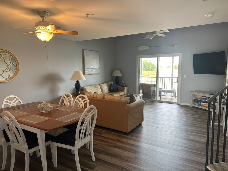 Dining room and living room