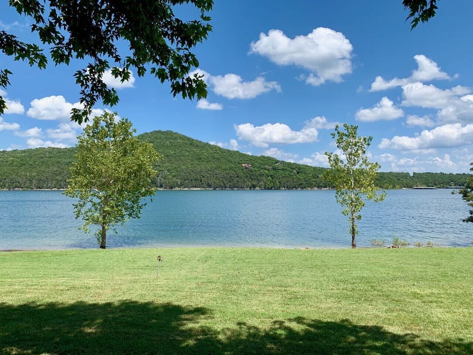 Lake view from back of house