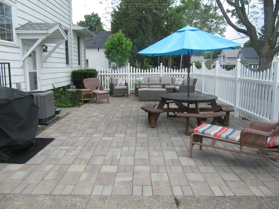 Outdoor living space.