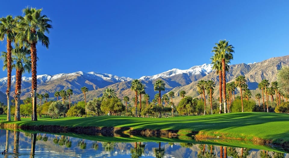 Scenic views of the Palm Desert area.