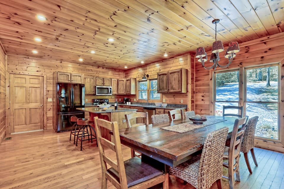 Newly updated kitchen is ready for your big dinners!