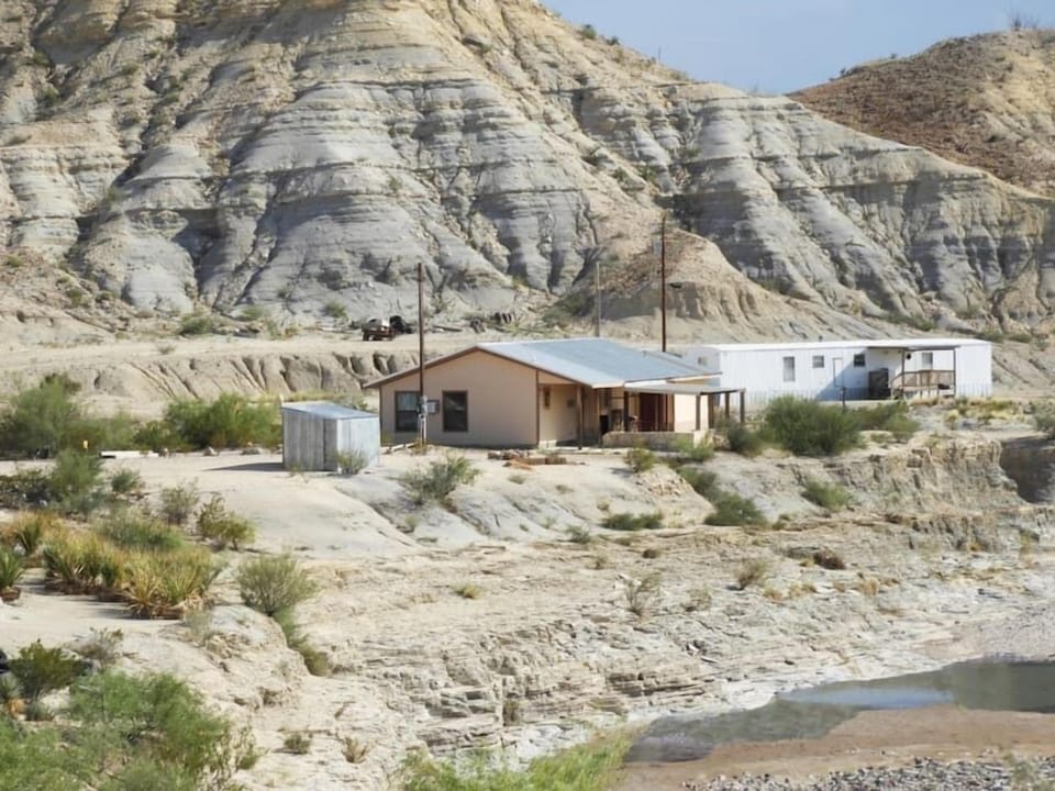 Terlingua Creek Porch House from Creek