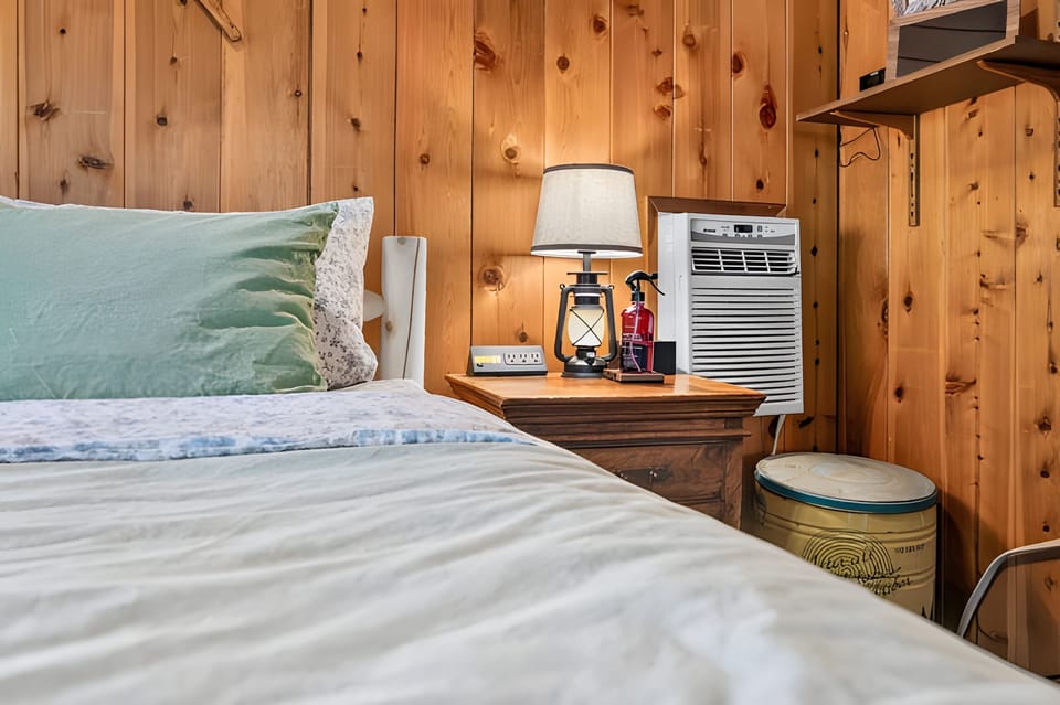 Cotton sheets, linen spray, and outlets for your phone!
