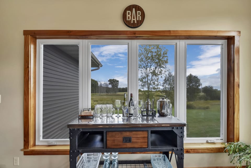 The bar is a new addition. 