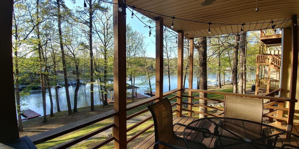LAKE DESOTO AS SEEN FROM OUR DECK