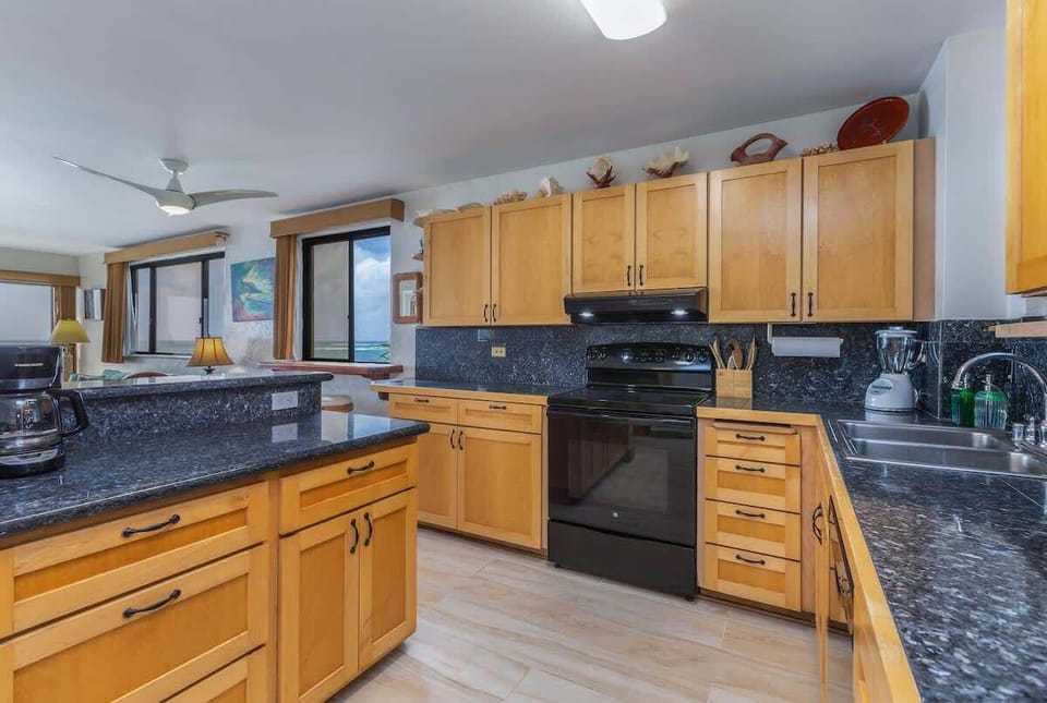 Full kitchen with granite counter tops and upgraded appliances