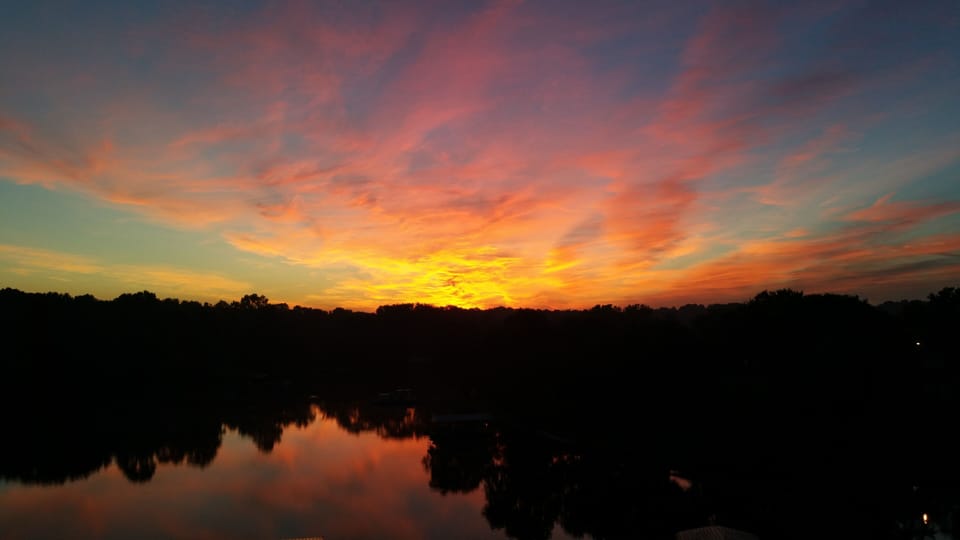 sunrise from deck


