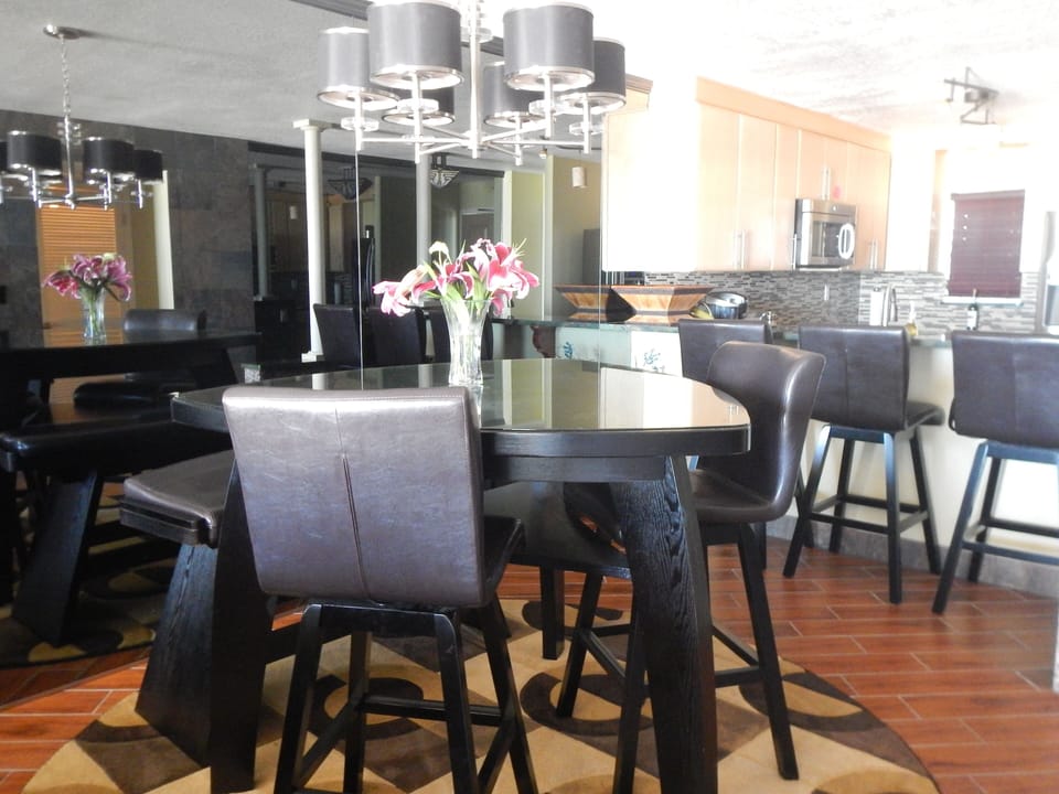 Dining room table and chairs