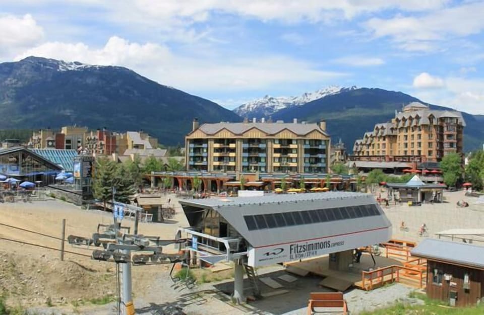 Two condos converted into one living space.  Perfect for large families.