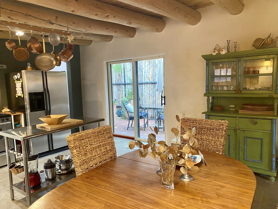 Kitchen & dining  open to the outdoor 