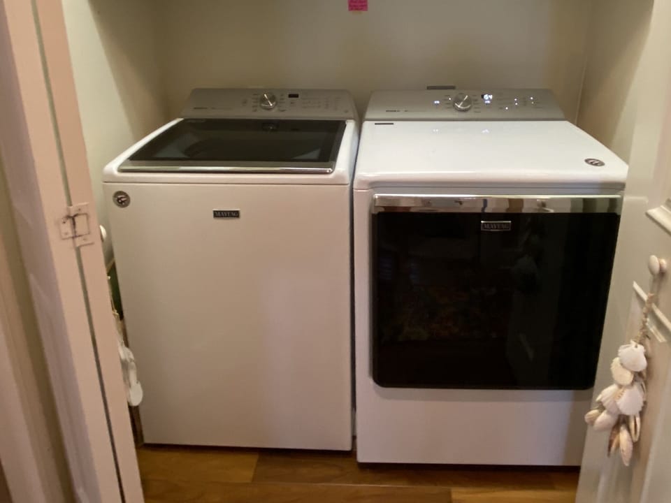 Commercial, double loader washer and dryer 
