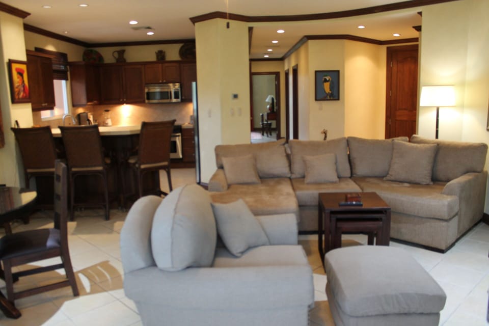 Living area looking inward from terrace