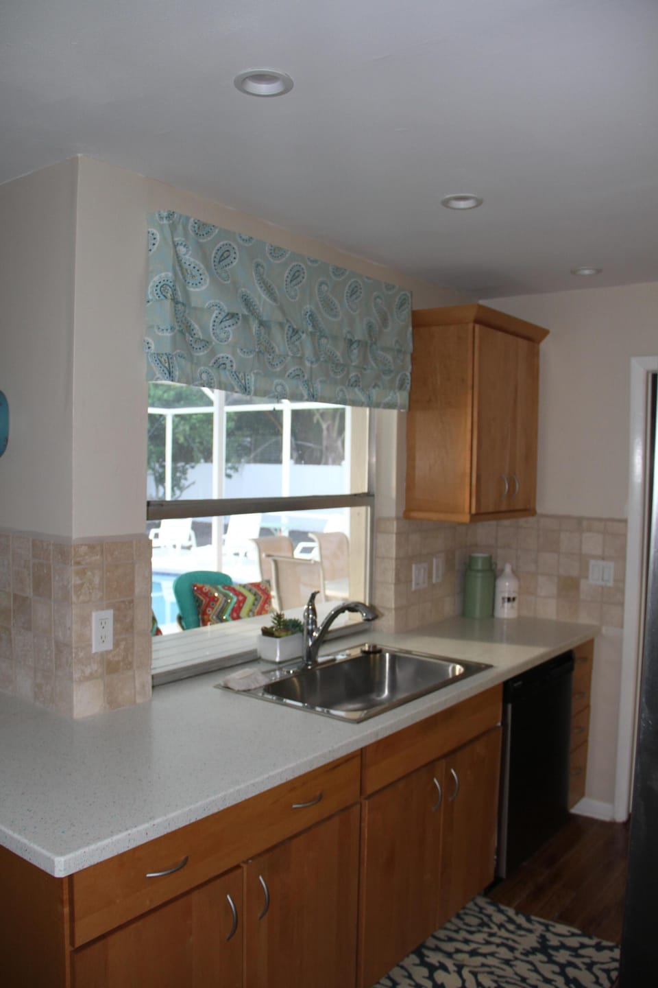 Remodelled kitchen.