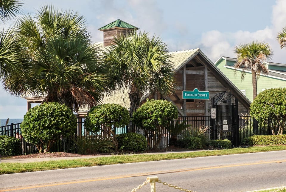 Gated pavilion for Emerald Shores guests only