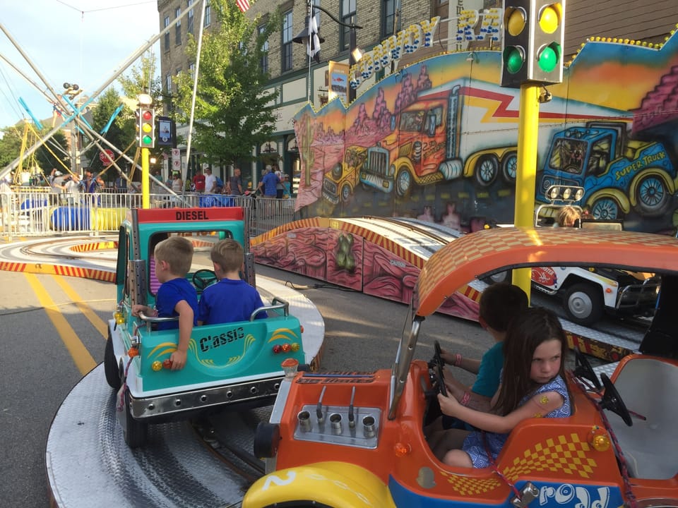 Coast Guard carnival on Main Street 