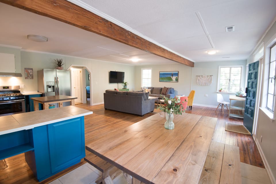 spacious open living area