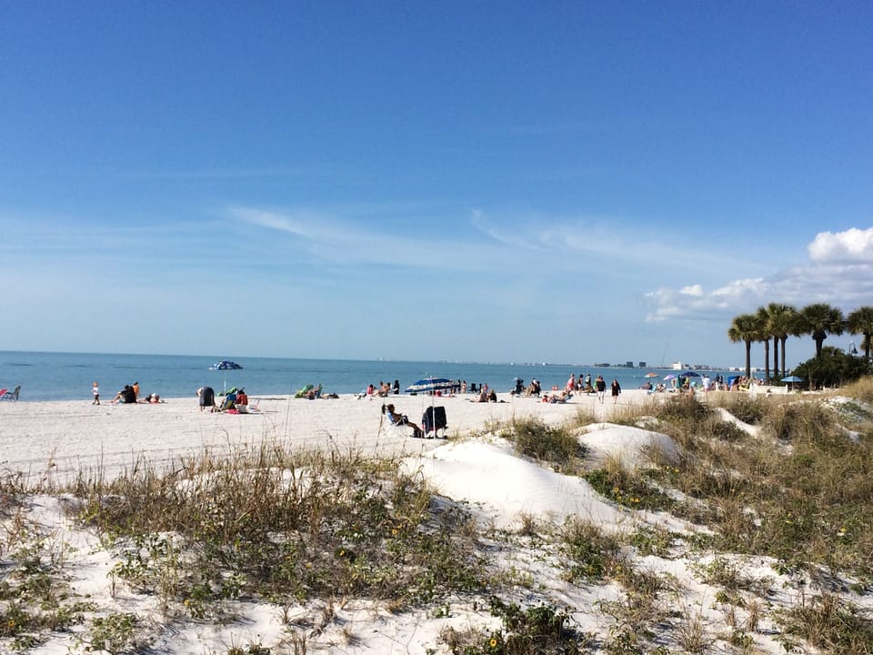 the beach