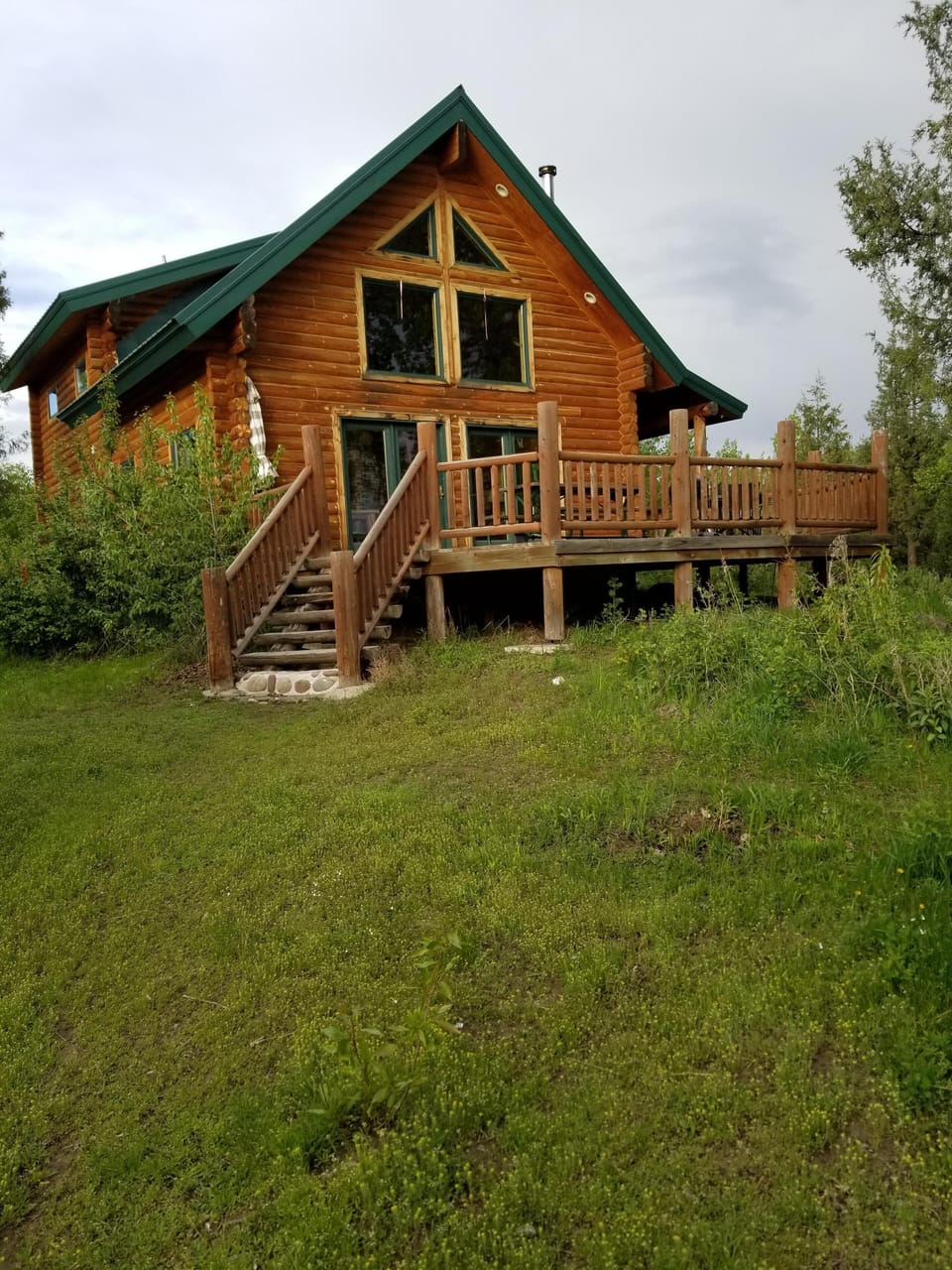 front of cabin