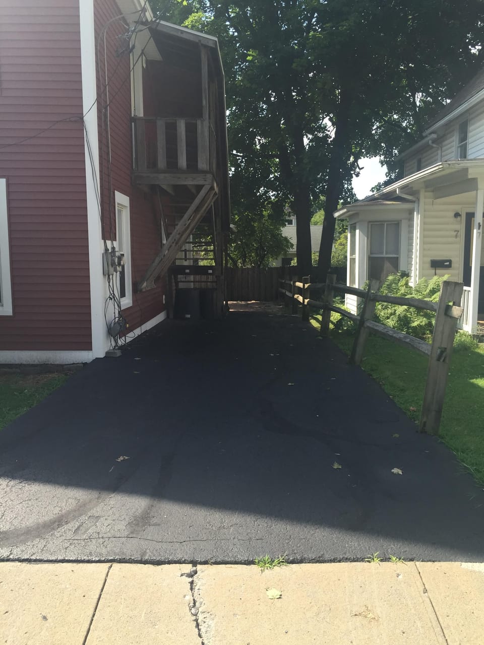 Parking pad or on the street
