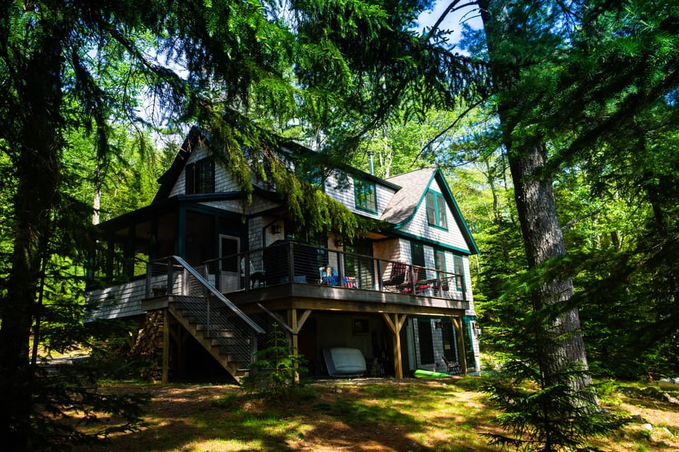 House exterior from the Lake