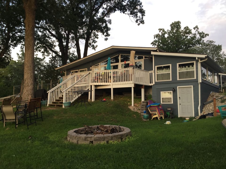 million dollar view from the deck