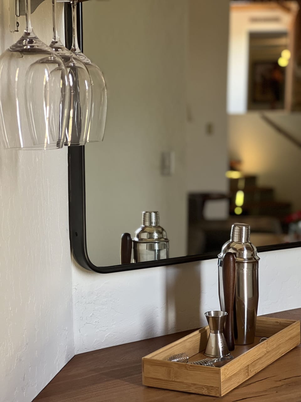 Wind down with a homemade cocktail or glass of wine at the bar.