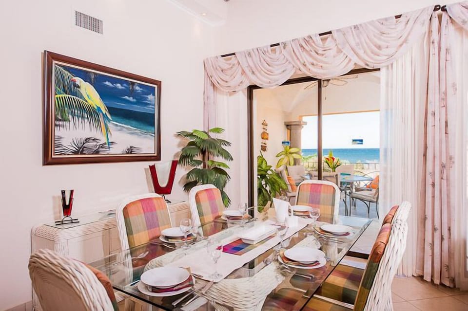 You will love your dining area which is exquisite for up to eight.