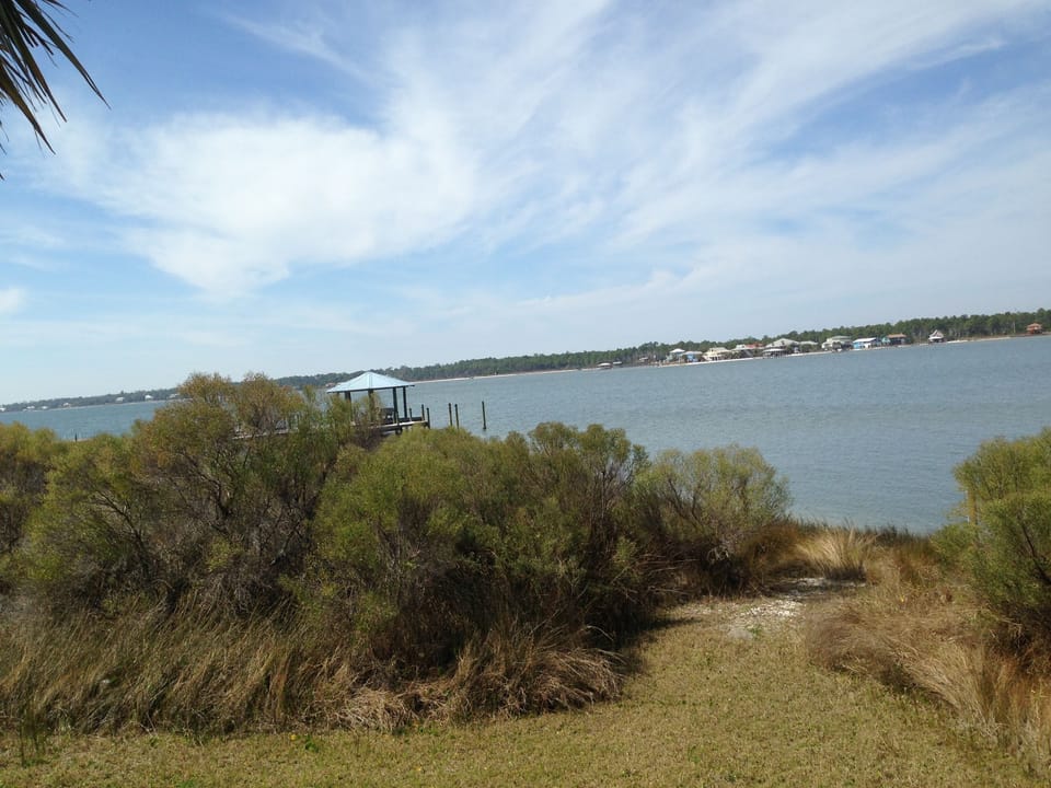Little Lagoon viewed from backyard. Great fishing! Flounder, Speckled Trout,Reds