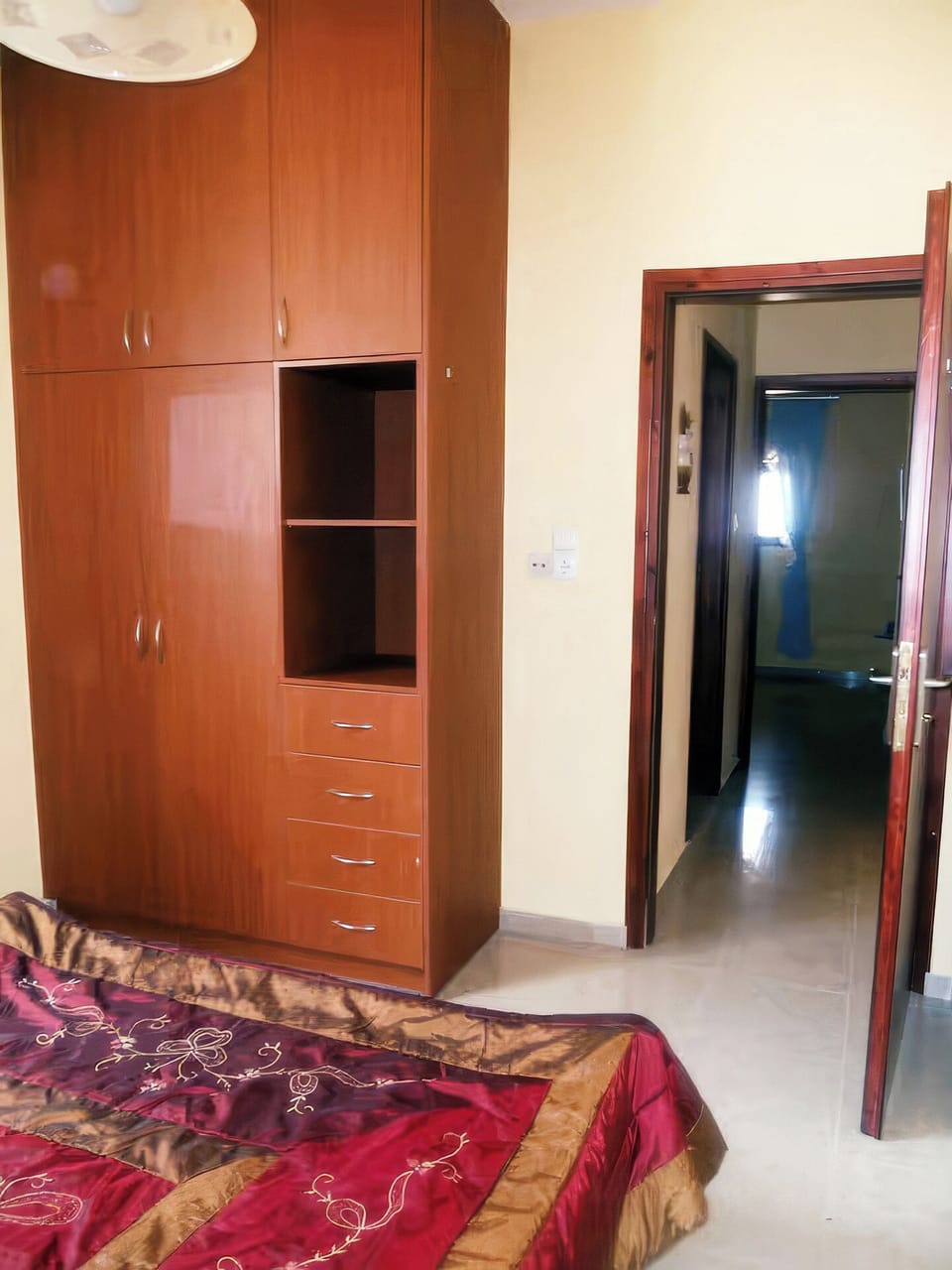 Wardrobe space in master bedroom