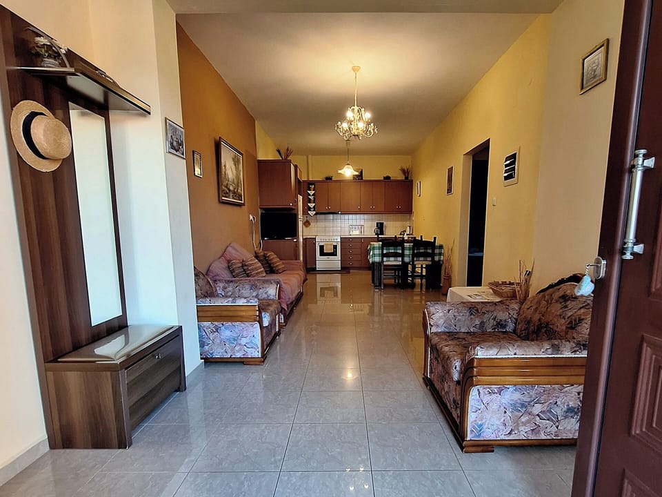 Living and dining area with air conditioning