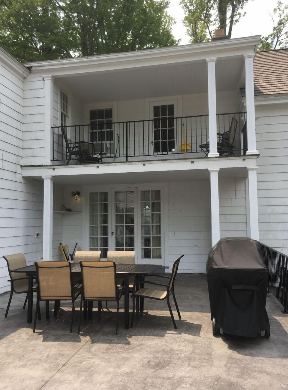 Back Master balcony and dining room French Doors