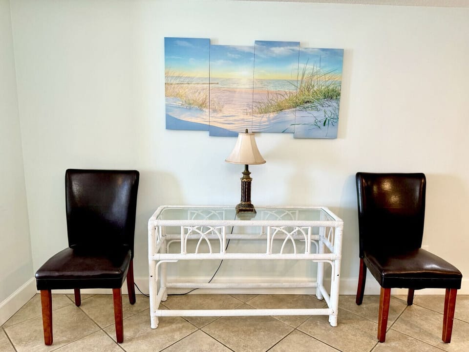 Beautiful beach artwork still isn`t as good as the real thing. See for yourself!