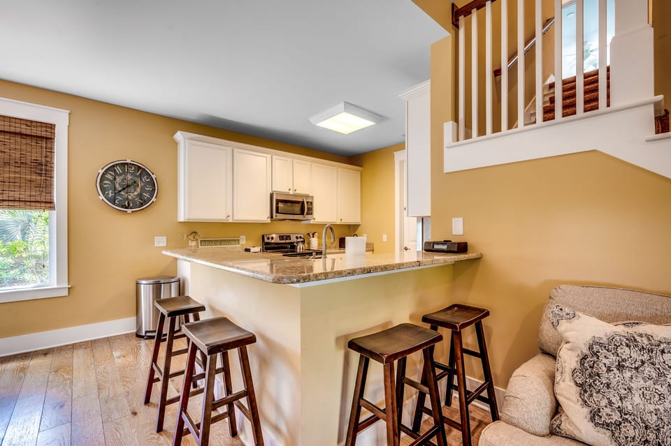 Breakfast bar.