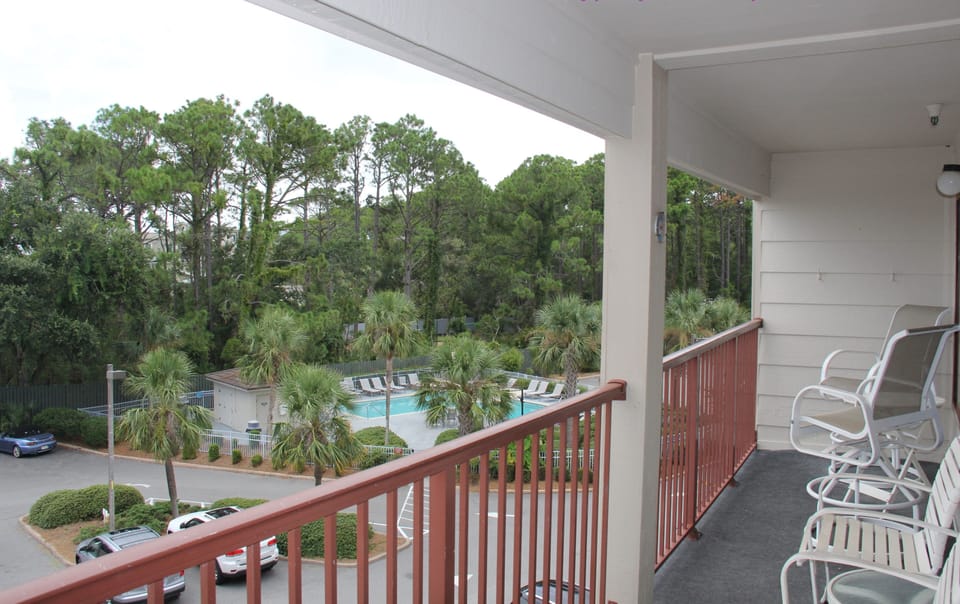 Pool view from Balcony
