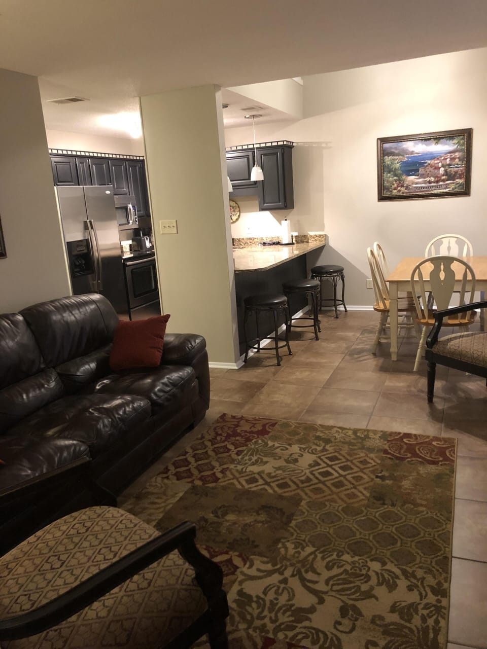 Downstairs Den, Kitchen & Dining