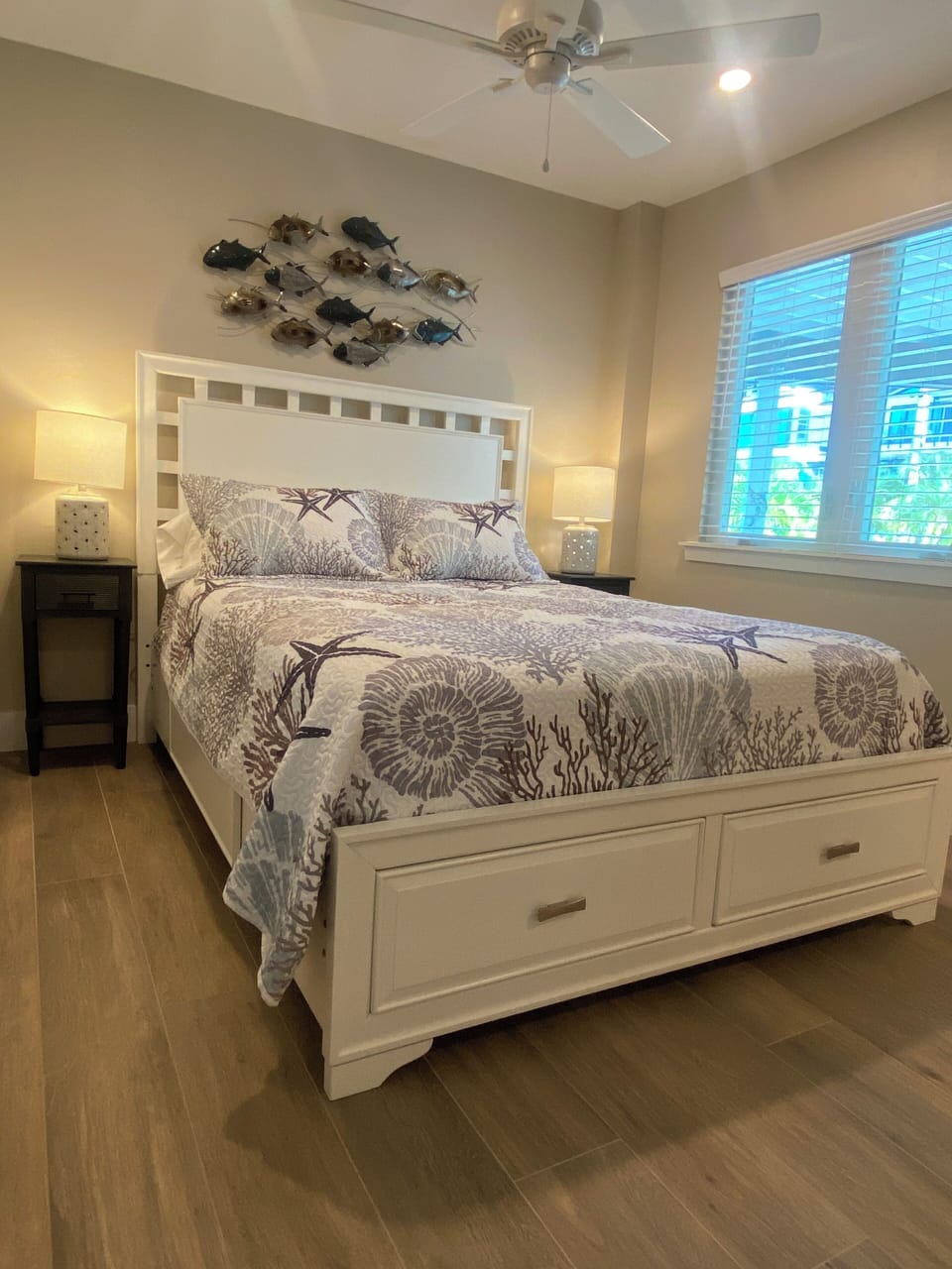 Lower level BR2 - Queen with dresser and closet