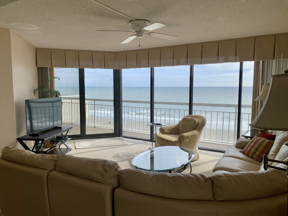 Upgraded TV shown.  Other photos may have the prior TV.