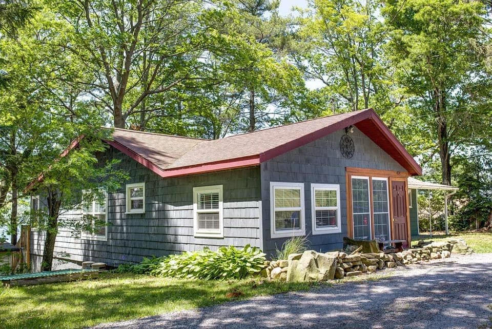 View of the cottage from the street