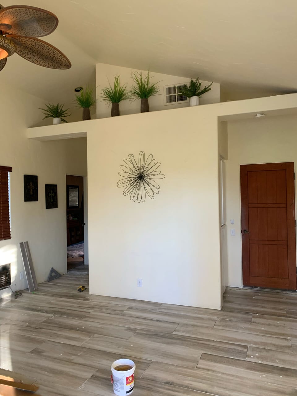 New Tile Floors in the master bedroom 