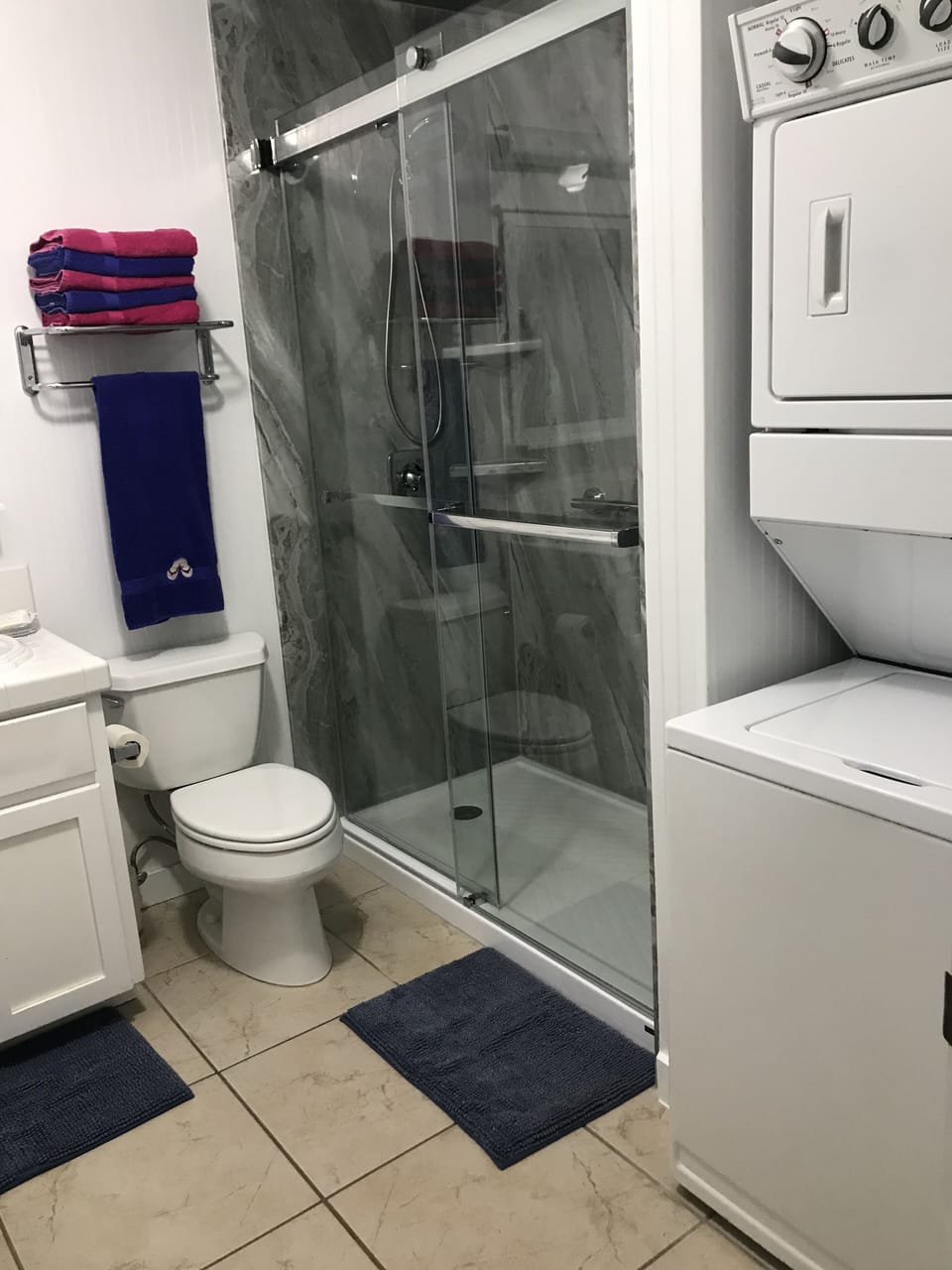 New for 2024 season a walk-in shower!