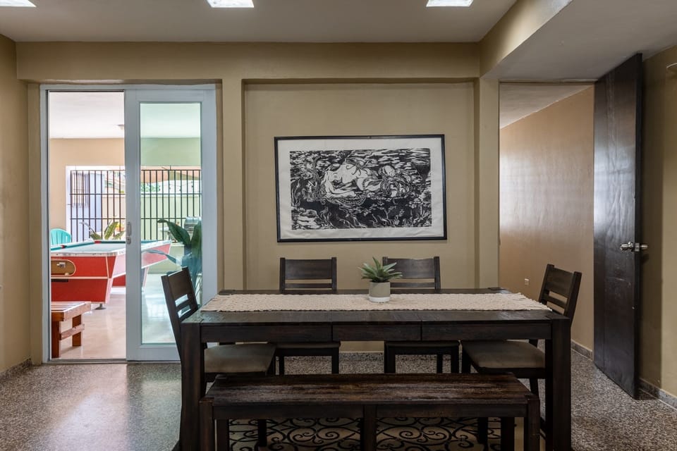 Dining room area.