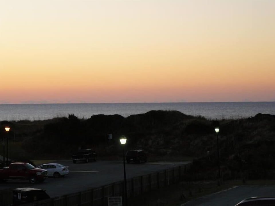 Sunrise Ocean View Seen from Condo Balcony